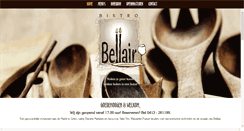 Desktop Screenshot of bistrobellair.nl